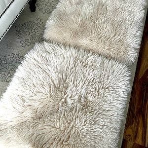 Pottery Barn pillow covers 26x26 ivory cream color